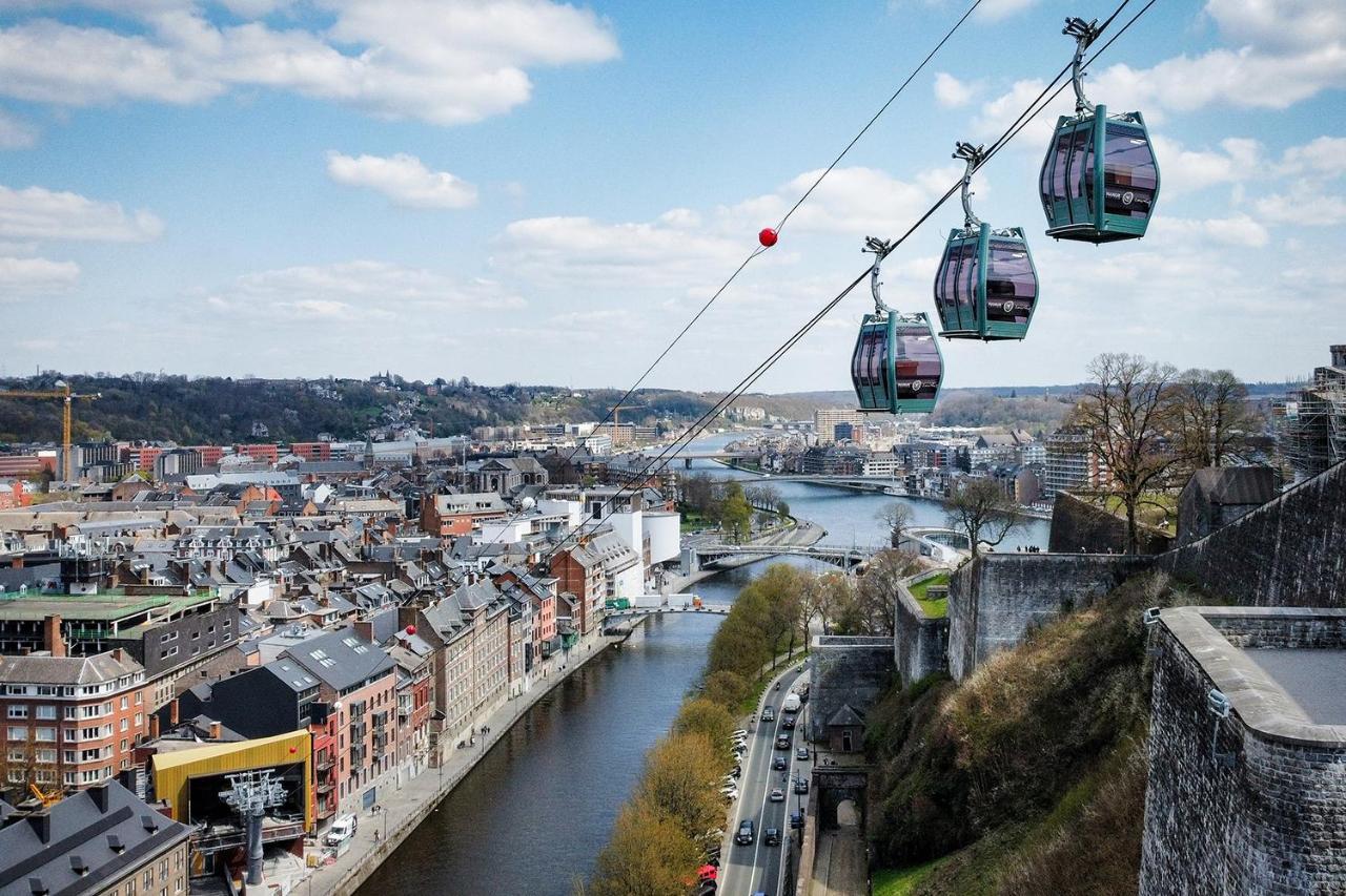 Arcadia - Peniche De Standing A Namur Avec Vue Sur La Citadelle Hotell Eksteriør bilde